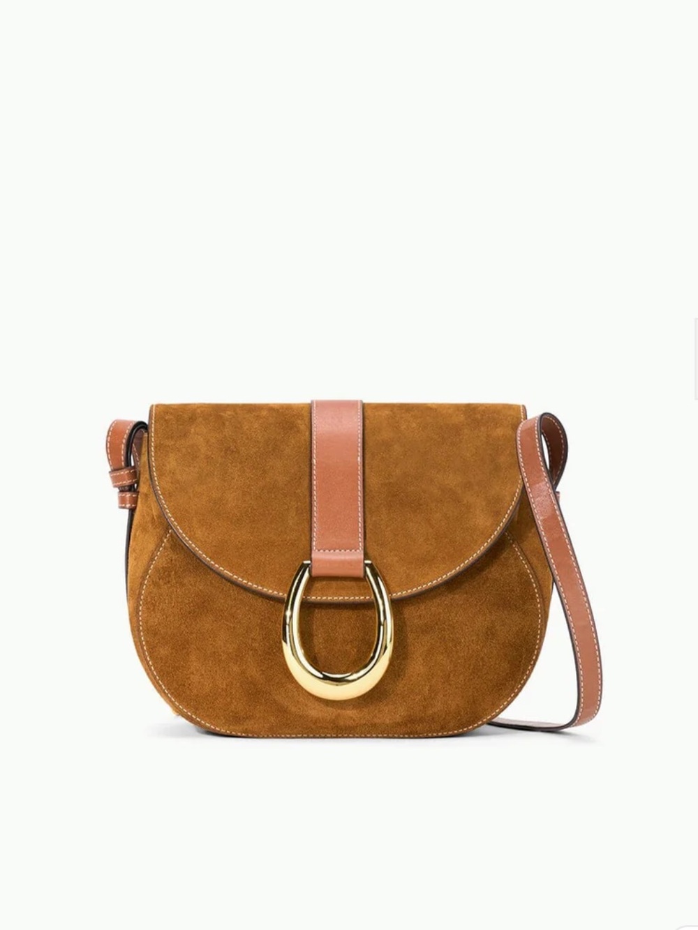 STAUD Bella Saddle Bag - Tan